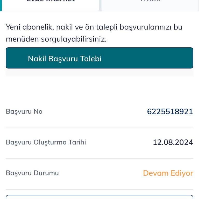 Türk Telekom Evde İnternet Nakil Sorunu