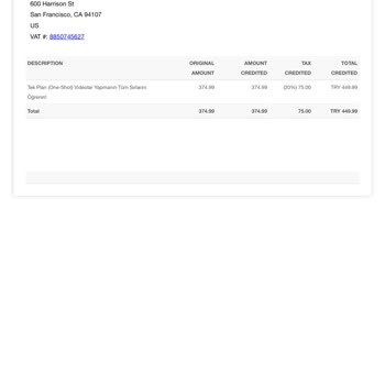 Udemy Para İademi Yapmıyor