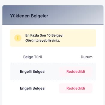 Havaist Uygulaması Engelli Kartı Reddi