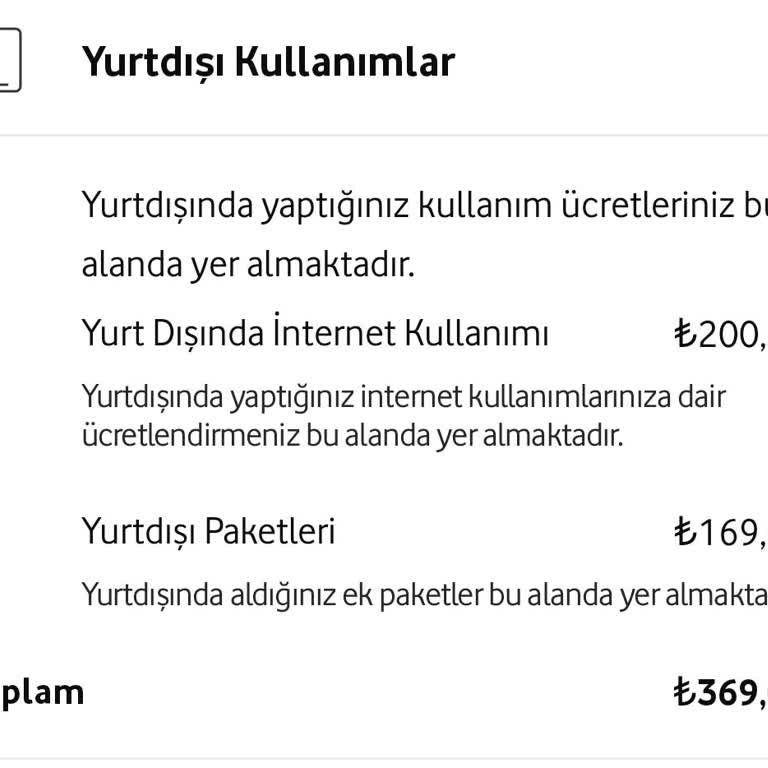 Vodafone'un Hatalı Faturalandırma ve Yetersiz Müşteri Hizmetleri