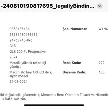Mercedes Benz Glb Geciken Teslim Şikayeti