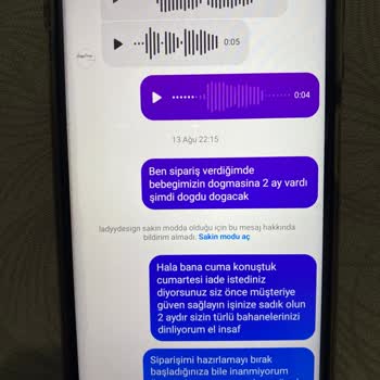 Ladyy Design (Instagram) Para İadesi Yapmıyorlar