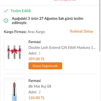 Trendyol Farmasi Eksik Gönderilen Ürünler!