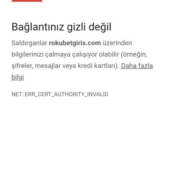 Rokubet Engellemiş Giriş Yapamıyorum