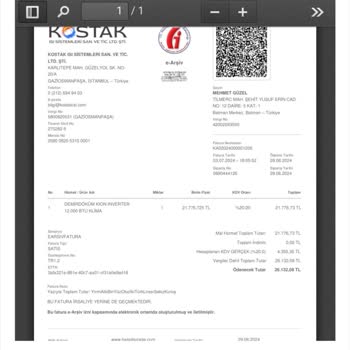 DemirDöküm Klima Kaynak Parası