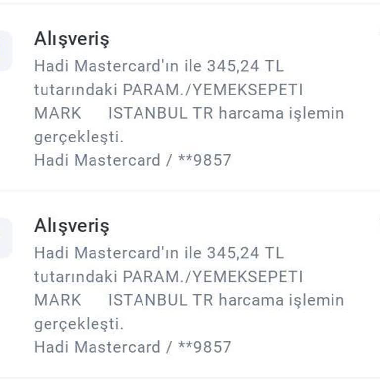 Yemeksepeti Market Yemeksepeti Siparişimden İki Defa Para Çekildi Ve İadesi Gerçekleşmedi