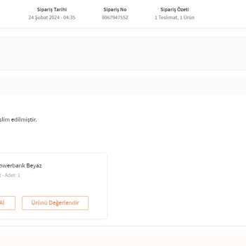 Varta Powerbank Hatası İçin Ulaşamıyorum