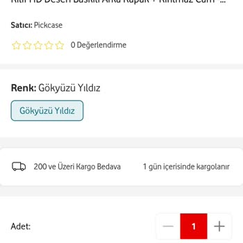 Vodafone Her Şey Yanımda Siparişimi Gönder