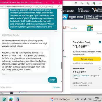 Amazon Yanlış Ürün Ve Çözülmeyen Sorunlar