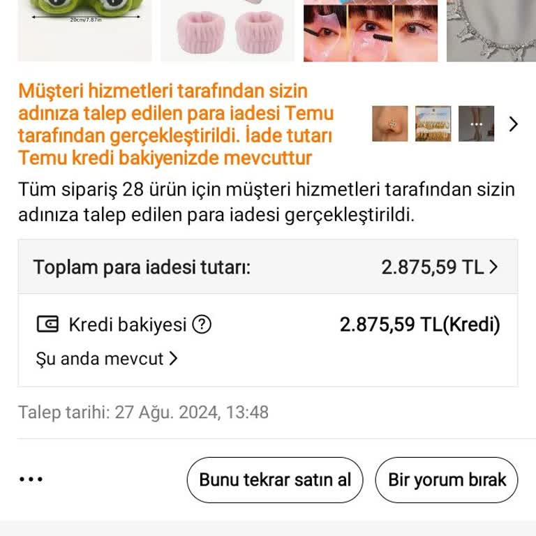 Temu 28 Gün Gümrükte Bekleyen Sipariş Ve İade Sorunu!