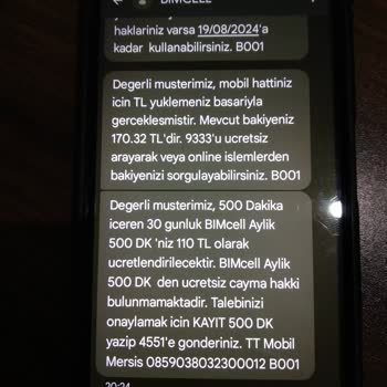 Bimcell Paket Alma Sorunları Bimcell 9333 Hattının Yetersiz Hizmeti