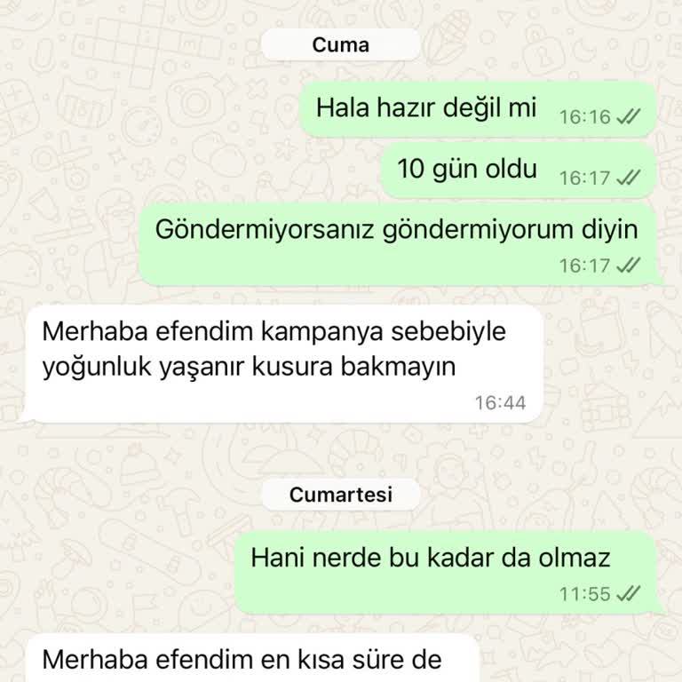Magnet Bastır Sipariş Gecikmesi Ve Güven Sorunu Yaşadım