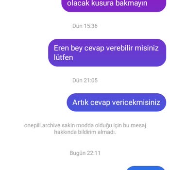 Off And Side - One Pill Sipariş İade Talebi: İrtibat Sorunu