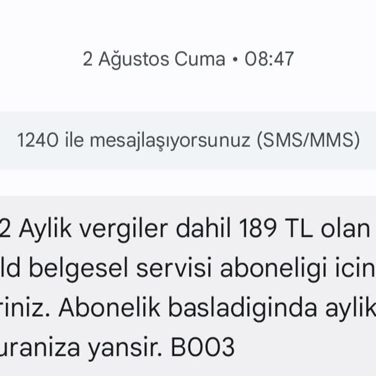 Vodafone Abonelik Sorunu ve Müşteri Memnuniyetsizliği