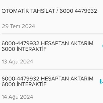 İş Bankası Bilgim Dahilinde Olmayan Çekim