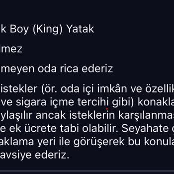 Yeşilköy Polat Renaissance Otel Sigara İçilmez Odalar Sigara Kokuyor