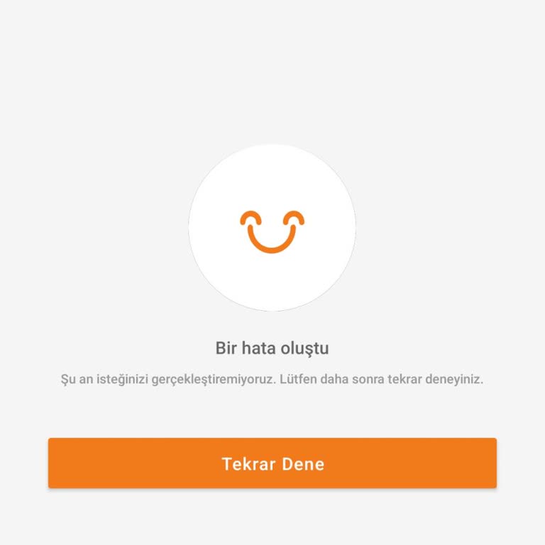 Trendyol Çark Hatası Veriyor