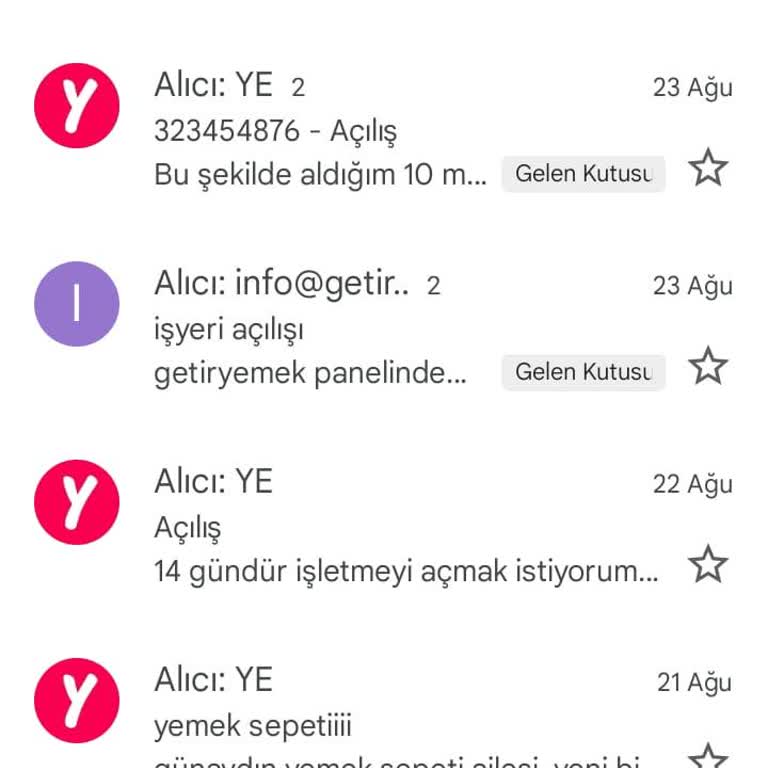 Yemek Sepeti İşletme Açılışı
