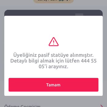 TikTak Kirala Hesabım Neden Pasif Duruma Alındı?