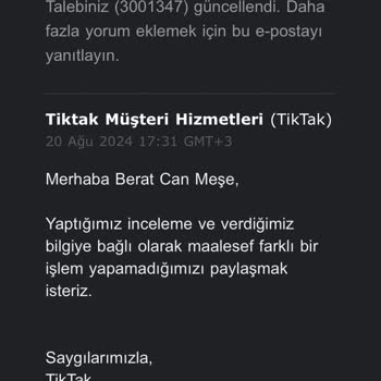 TikTak Kirala Hesabım Neden Pasif Duruma Alındı?