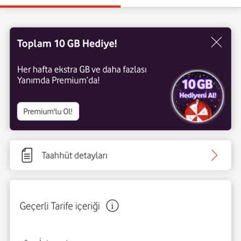 Vodafone'da Daha Düşük Tarifeye Geçiş Sorunu