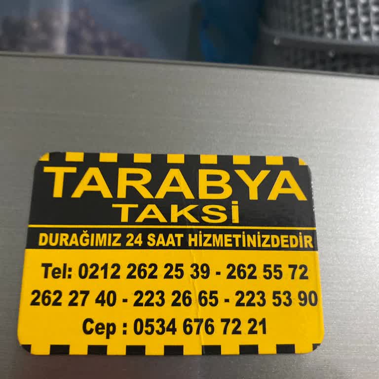 Taksiciler Odası Tarabya Taksi Kötü Muamele