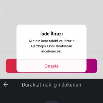 Gardrops İade İtirazı Sonuç Bulamaması