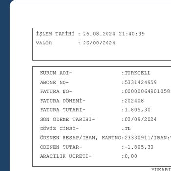 Yanlış Ödenen Fatura ve İade Sorunu