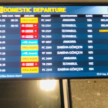 Pegasus MİLAS-Ankara Uzun Rötar