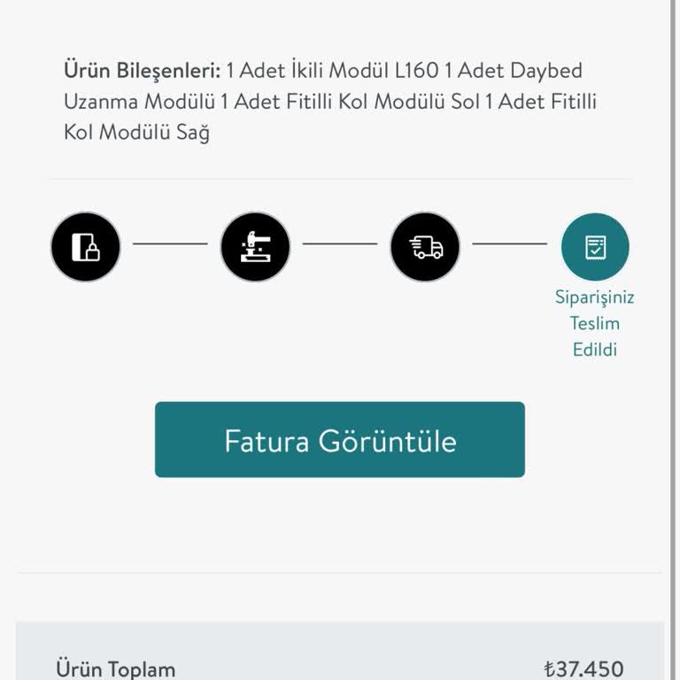 Vivense Teslim Edilmeyip, Tarafıma Teslim Edilmiş Gibi Görünen Ürün