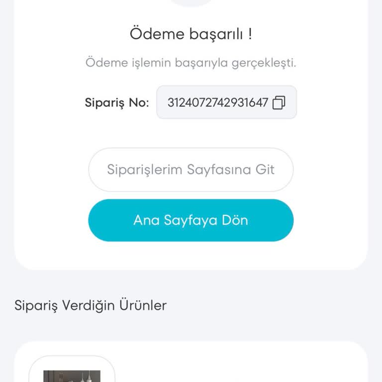Tiamob Ürünümün Gelmesini İstiyorum