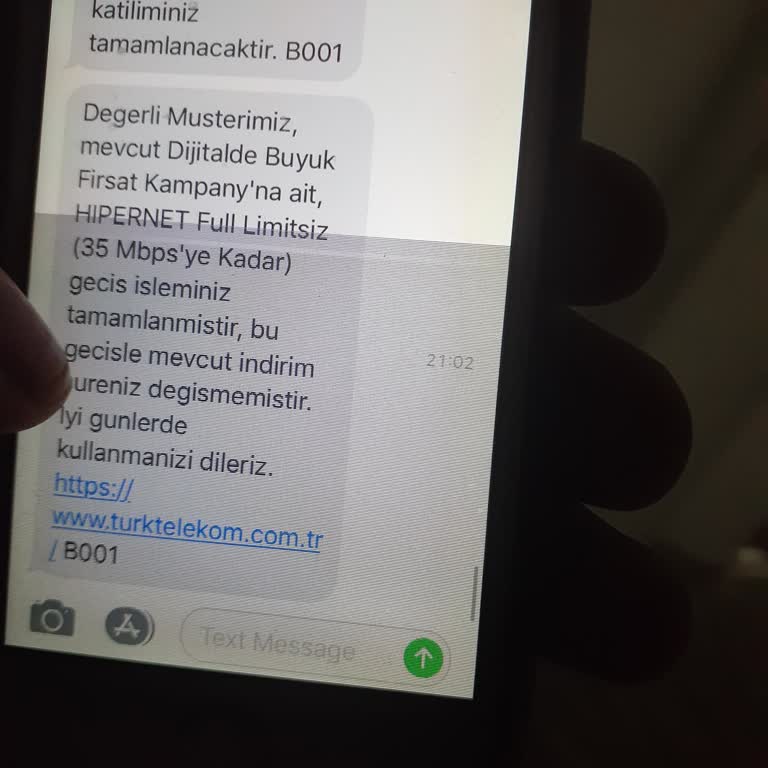 Türk Telekom Talepte Bulunmadığım Halde Net Kampanyamı Değiştiriyor