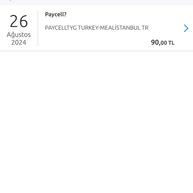 Paycell Meal İstanbul Haberim Dışı Alışveriş