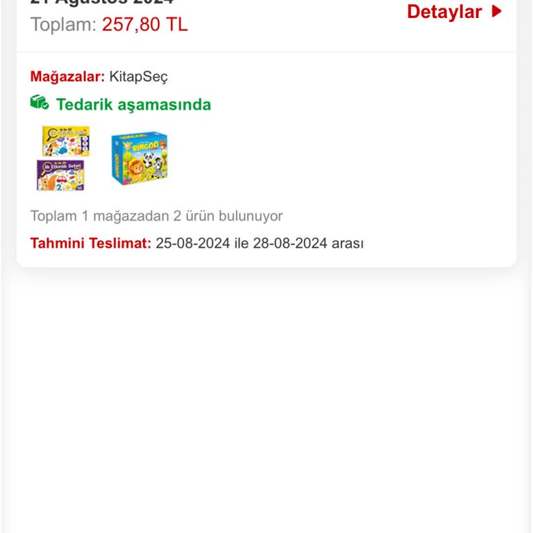 Kitapsec Tedarik Aşaması