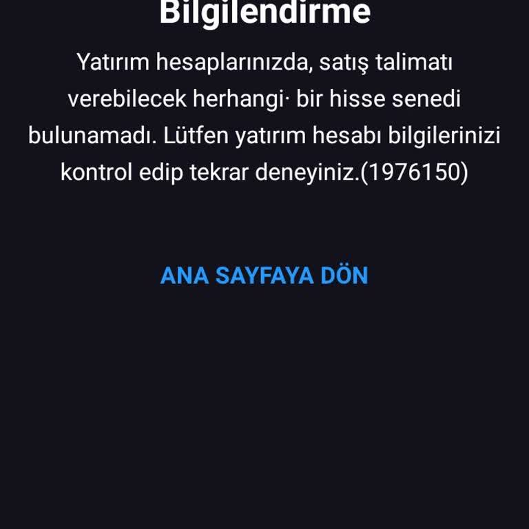İş Bankası Hisse Satma Hatası