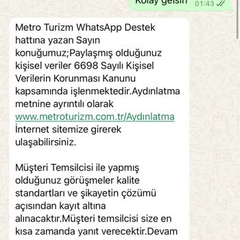 Metro Turizm, Seyahat Etmeyen Araç İçin Bilet Satılması