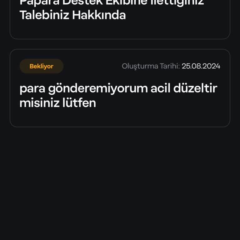 Papara Dijital Bankası Param El Koydu Çekim Yapamıyorum Çok Mağdurum
