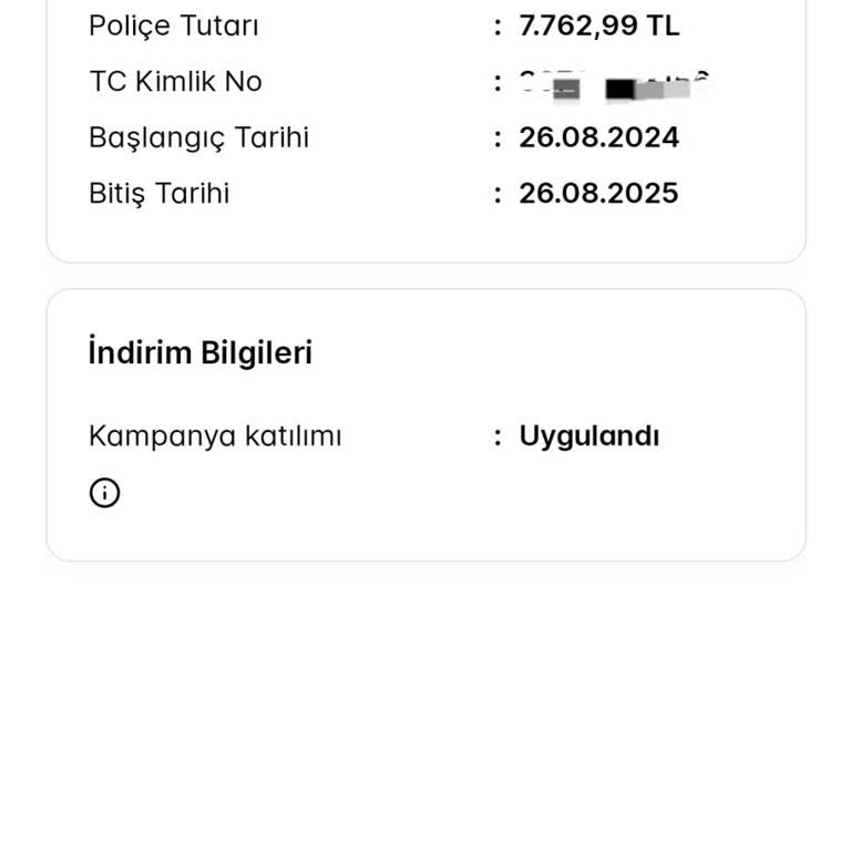 Sigortam.net Tarafıma Poliçenin İletilmemesi