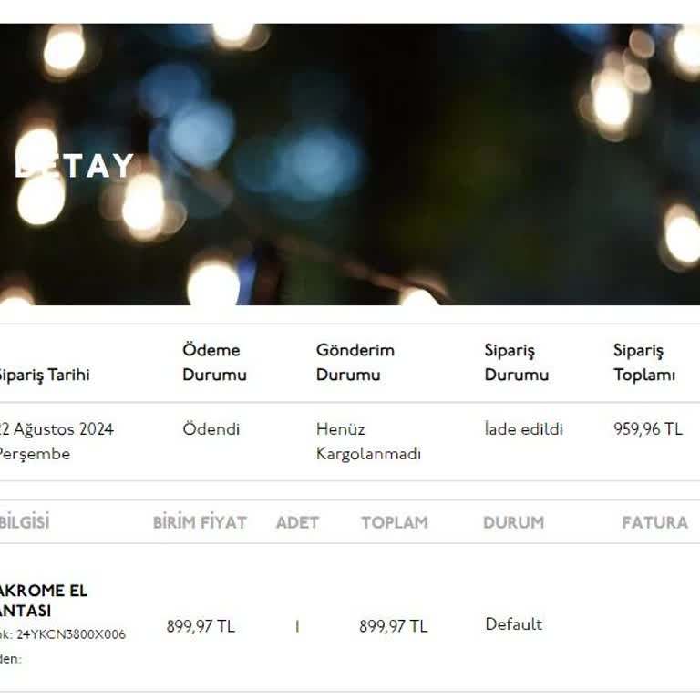 Yargıcı Online Sipariş Mağduriyeti