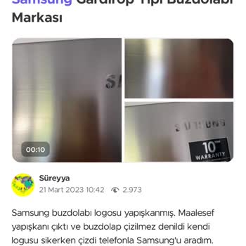 Samsung Gardırop Tipi Buzdolabı