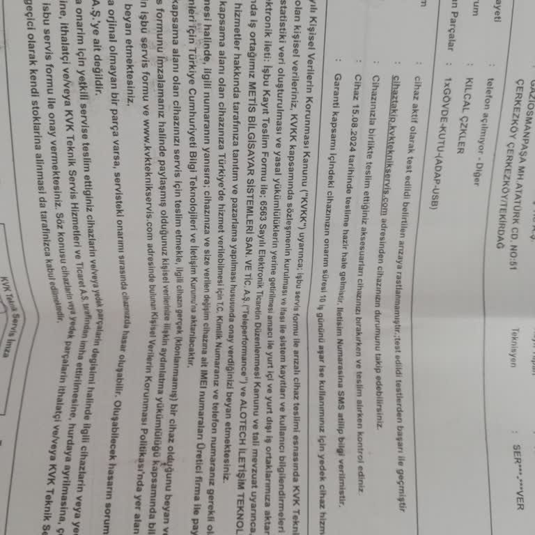 Omix Teknosa'dan Aldığım Telefon Kendi Kendine Kapanıyor Ve Servis Sorunu Çözmüyor