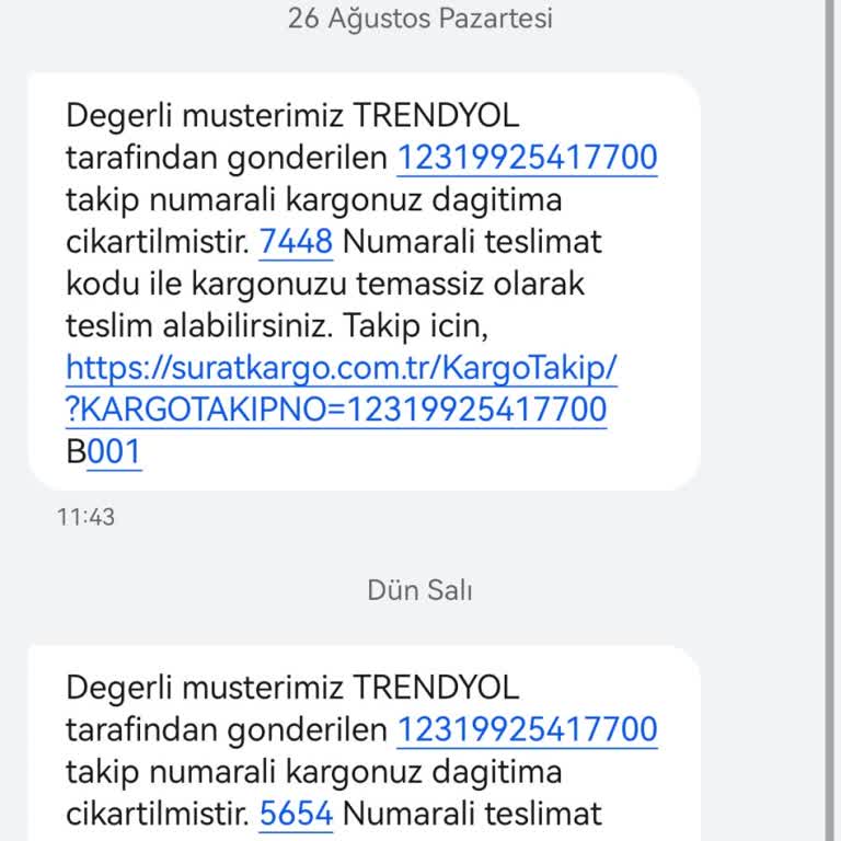 Sürat Kargo 3gündür Kargomu Teslim Etmedi