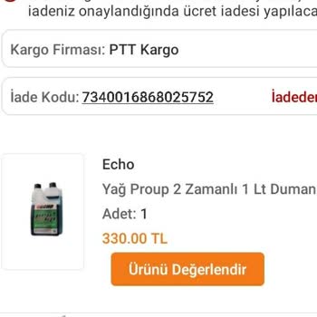 Trendyol Yanlış Ürün Gönderimi Ve Fiyat Farkı Sorunu