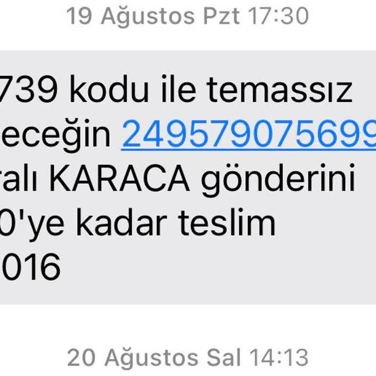 Karaca Firması Ve Sendeo Kargo Şirketinin Mağdur Edişi
