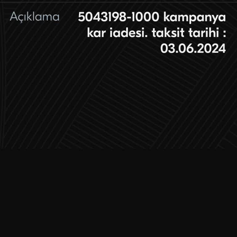 Türkiye Finans Kâr Pay'ı İadesini Yapmıyor