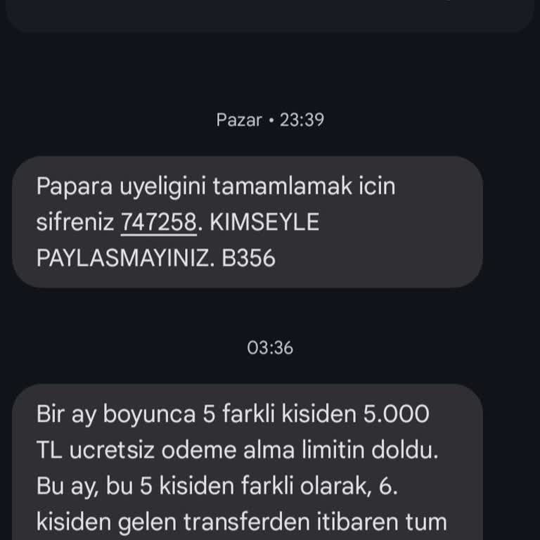 P****a İznim Olmadan Numarama Hesap Açılmış!
