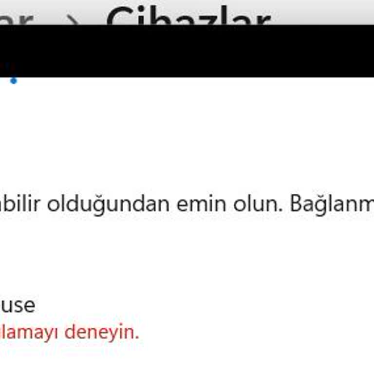 Microsoft Modern Mobile Mouse Bağlantı Sorunu