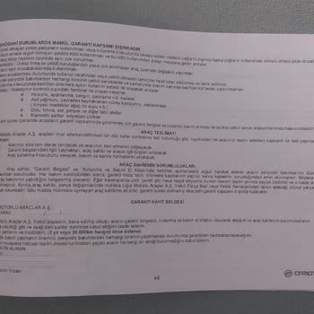 CFMOTO Motosiklet Bakımı Ve Müşteri Memnuniyeti Üzerine Bir İnceleme