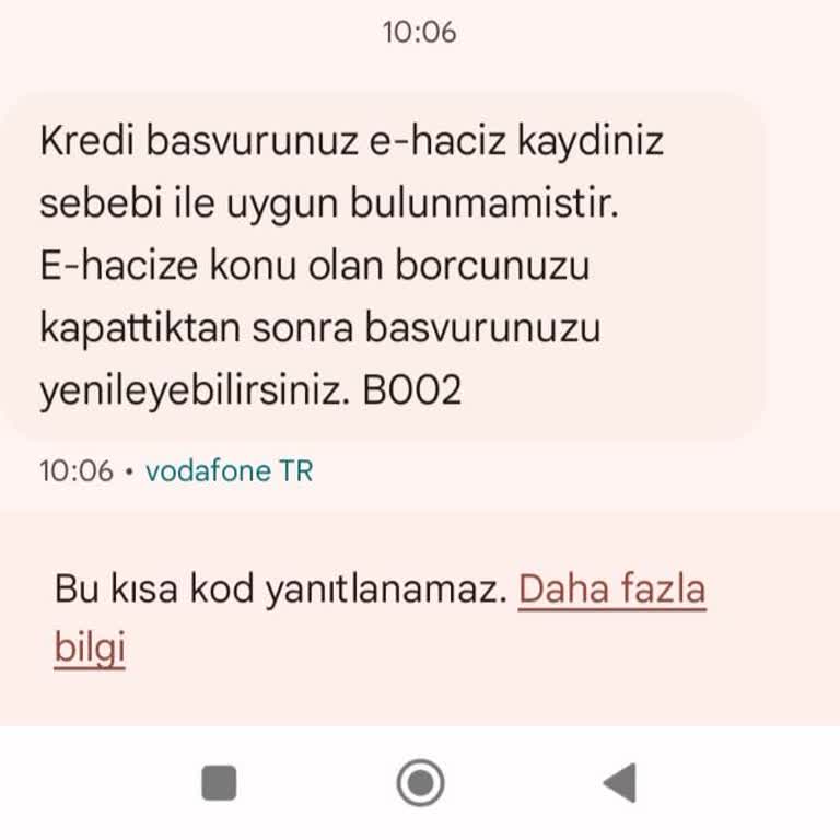 Garanti BBVA - Kredi Başvurusu E-Haciz Sorunu