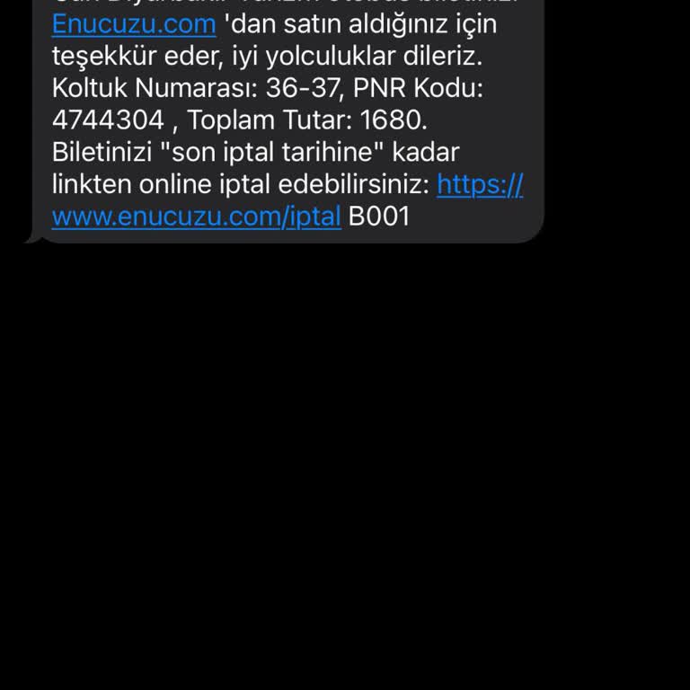 Enucuzu.com'dan Aldığım Biletle Mağduriyet Yaşadım